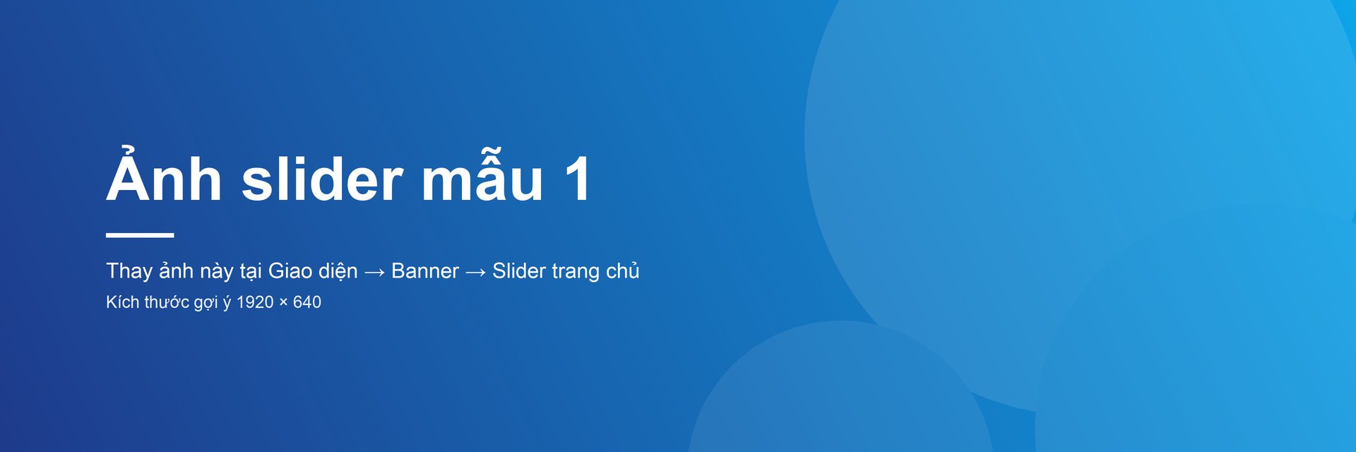 Ảnh slider mẫu 1