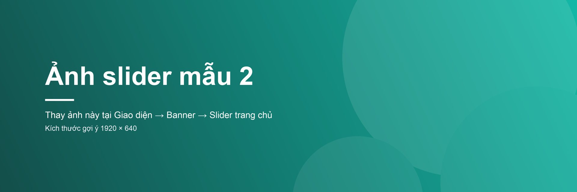 Ảnh slider mẫu 2